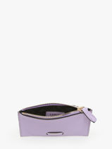 Kaarthouder L Ninon Leder Lancel Violet ninon A10537-vue-porte